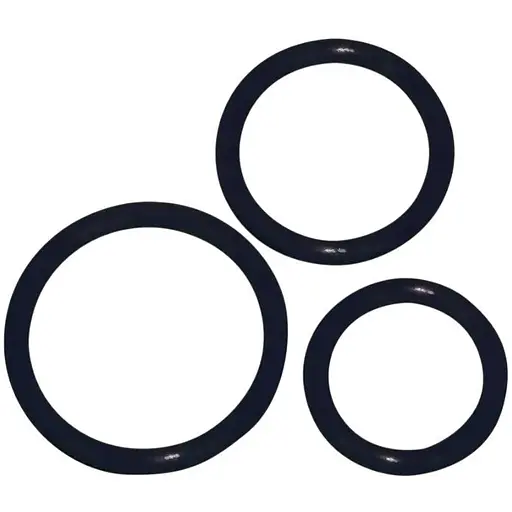 Набор эрекционных колец You2Toys Cock Ring Set 3 шт. черный