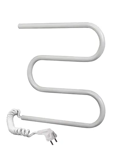 Электрический полотенцесушитель Navin Змеевик 500x500 левый 12-000100-5050, Белый, Левое - фото 2