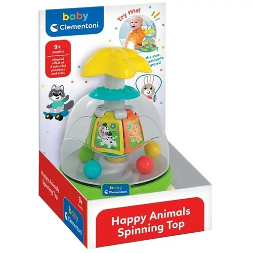 Игрушка-волчок Clementoni Веселые животные (17895)
