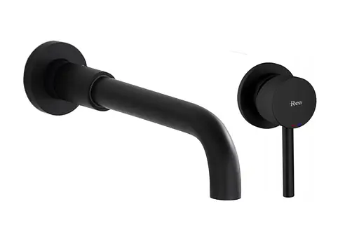 Змішувач для умивальника Rea Lungo Long+Box прихованого монтажу black matt REA-B0371 Чорний матовий - фото 1