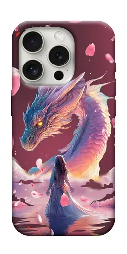 TPU чохол Girl and dragon - фото 1