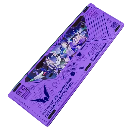 Клавіатура VALKYRIE VK99 Zhao Yun Purple Green - фото 3