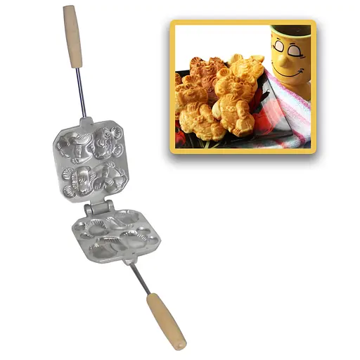 Форма для випічки двох цілісних олімпійських ведмедиків, Ласунка 81918 - фото 1