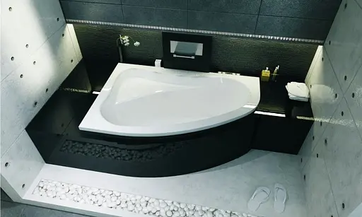 Ванна акриловая Rho Lyra 153x100 правая BA6700500000000 - фото 2