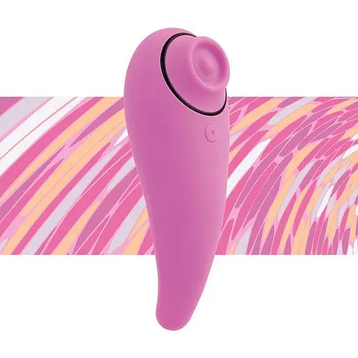 Вібратор з пульсацією FeelzToys FemmeGasm 14 см рожевий - фото 2