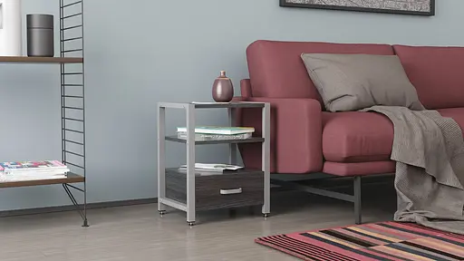 Тумба универсальная Вивьен 1/1 50x41x40 серый ДСП Сосна Кембра 16мм FRD-104155 - фото 7