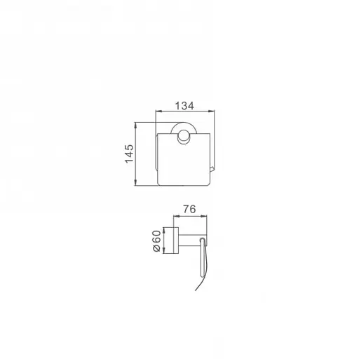 Бумагодержатель Frap F30103 - фото 2