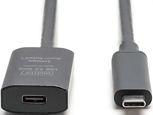 Активний подовжувач USB Type-C Digitus 5m black - фото 2