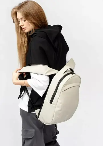 Жіночий рюкзак Sambag Zard LZN сірий 43 х 27 х 13 см (25000030) - фото 2