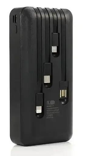 Портативное зарядное устройство для Power Bank King Power KP-27 20000 mAh 4 в 1 Черный - фото 4