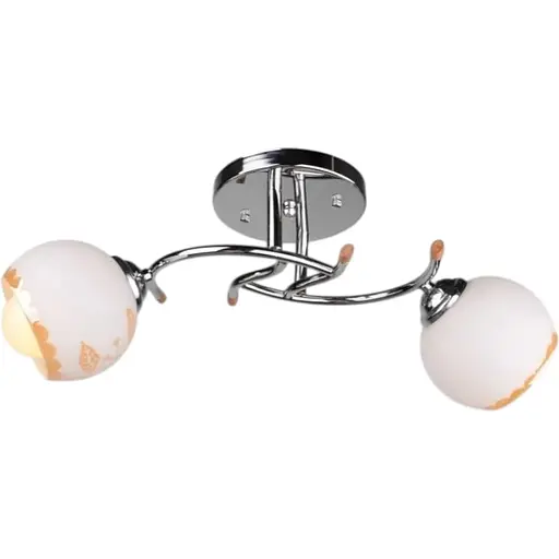 Люстра стельова Brille в спальню E27 60W CH (LK-477C/2)