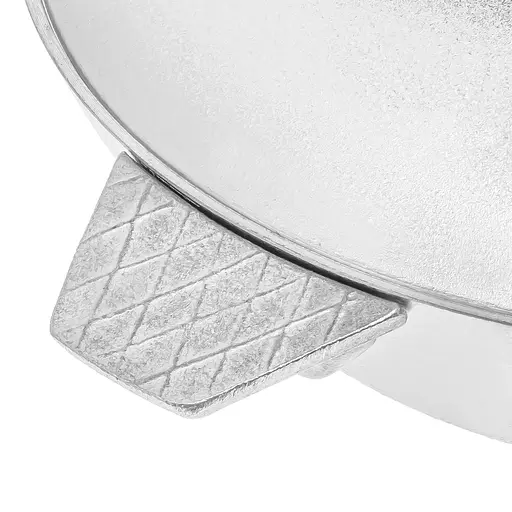 Алюмінієвий сотейник з литими ручками, рифленим дном та кришкою 2 л, Полімет 81423 - фото 9