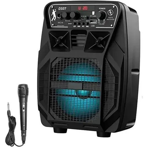 Колонка портативна Hoco з функцією караоке DS07 - фото 1