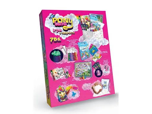 Креативна творчість Danko Toys Pony Land 7в1 - фото 2
