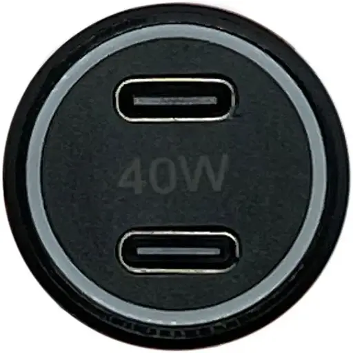 Автомобільний зарядний пристрій XON UniLink Type-C 40W 2 x PD20 Black (5060948063463) - фото 2