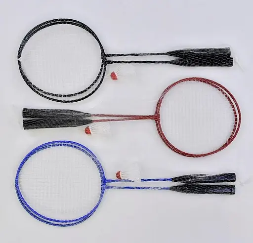 Дитячий набір для гри в бадмінтон Бадмінтон в сітці Червоний/Чорний - фото 3