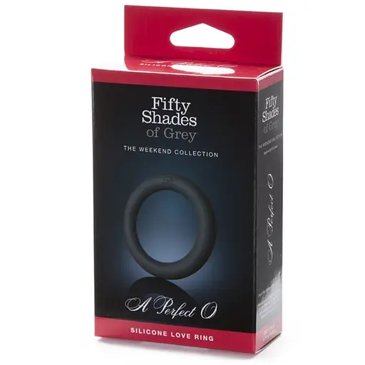 Эрекционное кольцо Fifty Shades of Grey A Perfect O черный - фото 5