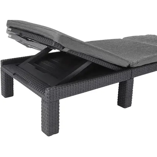 Шезлонг пластиковий Keter Daytona, сірий - фото 3