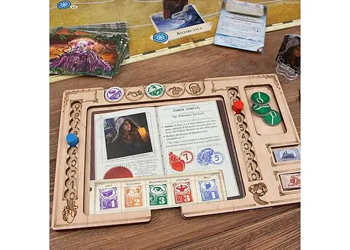 Аксесуар Tower Rex Планшет ігронайзер для гри Прадавній Жах Eldritch Horror Playerboard (5781) - фото 4