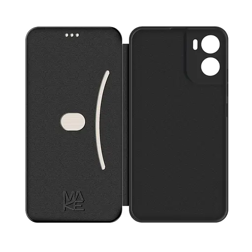 Чохол-книжка MAKE Motorola G06/G06 Power Flip Black - фото 3