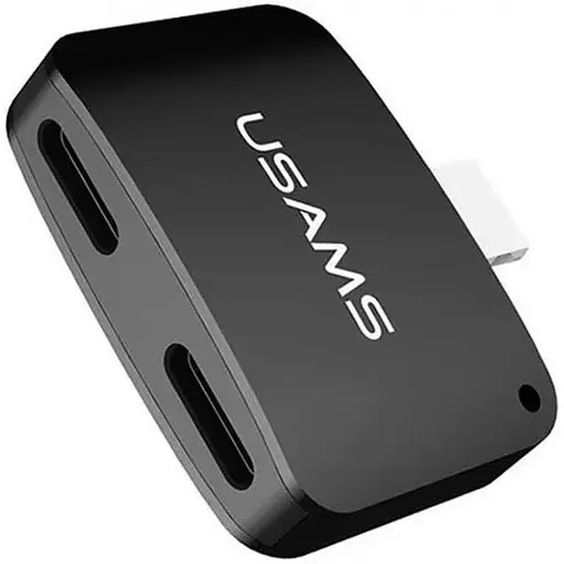 Адаптер Usams Lightning to Dual Lightning US-SJ138