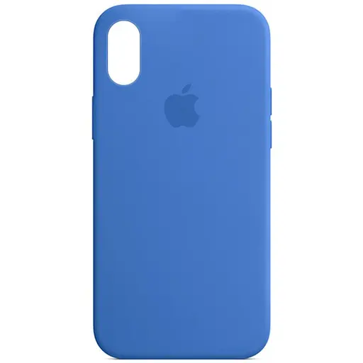 Чехол Epik Silicone Case Full Protective AA для Apple iPhone X/XS 5.8 Синий/Capri Blue