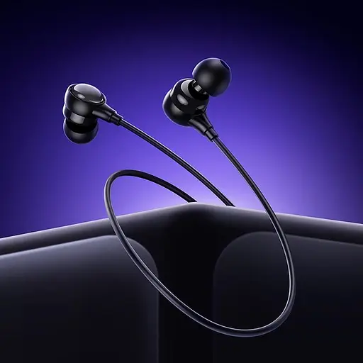 Дротові навушники Hoco M116 Benevolent універсальні earphones with microphone, 1.2m, 3.5mm, black - фото 6