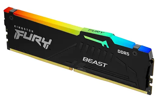 Память для ПК Kingston DDR5 64 ГБ 5600 FURY Beast RGB - фото 2