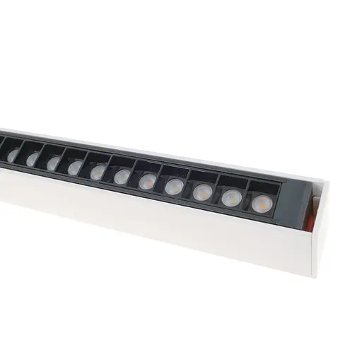 Шинопровод Brille магнитный универсальный 1 м HD-26TR/1 м WH - фото 8