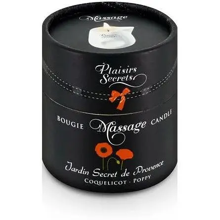 Масажна свічка Plaisirs Secrets Poppy (80 мл) - фото 3
