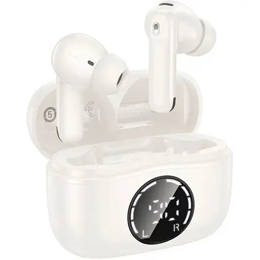 Навушники Hoco EQ22 singer ANC + ENC noise reduction BT 5.4 headset бездротові білі