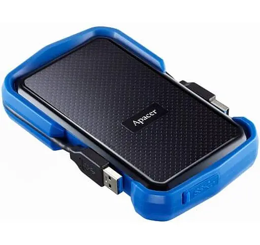 Зовнішній HDD накопичувач Apacer 1Tb AC631 Black-Blue USB (AP1TBAC631U-1) - фото 4