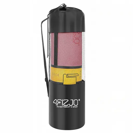 Коврик (мат) для йоги и фитнеса 4FIZJO TPE 1 см Pink/Grey 4FJ0200 (P-5907739311900) - фото 4