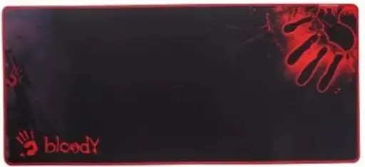 Коврик Bloody B-087S черный/Red 750 x 300 x 2 мм тканевая поверхность - фото 1
