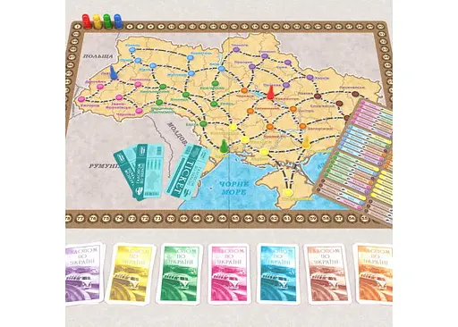 Настільна гра Artos Games Галопом по Україні (укр.) (62118) - фото 5