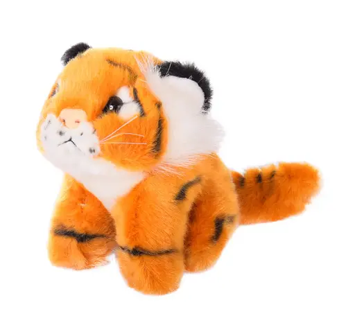 М'яка іграшка "Тигр" M073 12 см, у пакеті (6901309000736) Помаранчевий - фото 1