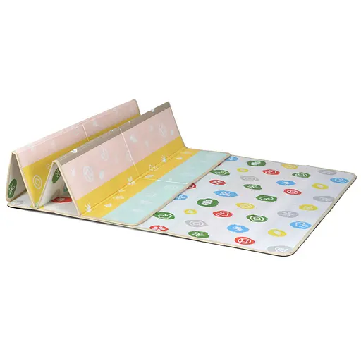 Дитячий Термокилимок двосторонній складний (Кольорові кола) El Camino ME 1136, 180х150х1 см - фото 2