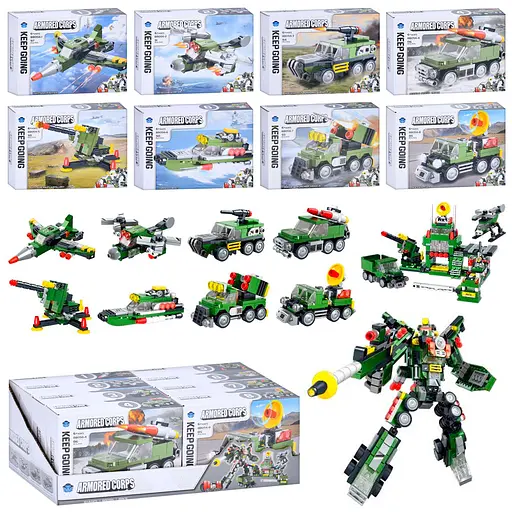 Конструктор Військова техніка, від 84 деталей, (В асортименті) - фото 2