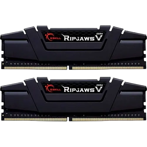 Оперативна пам'ять G.Skill 64GB (2x32GB) DDR4 3200MHz Ripjaws V Black (F4-3200C16D-64GVK)