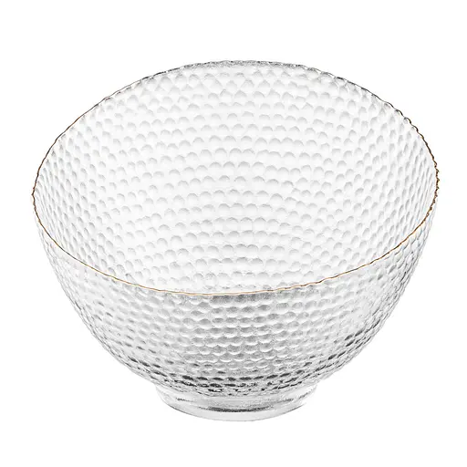 Салатник скляний Ardesto 22 см Commelina прозорий AR5017 - фото 3