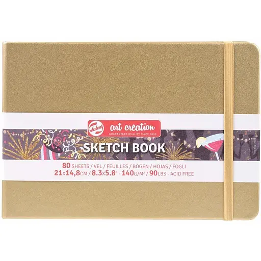 Блокнот для графіки Royal Talens Art Creation А5 (14.8х21 см) 140г/м2 80л White Gold - фото 1
