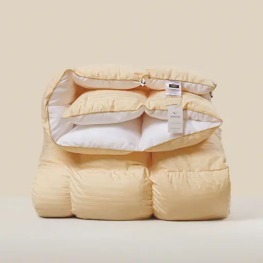 Ковдра пухова MirSon Carmela 032 полуторна 205x140 бежева (2200000003881) - фото 3