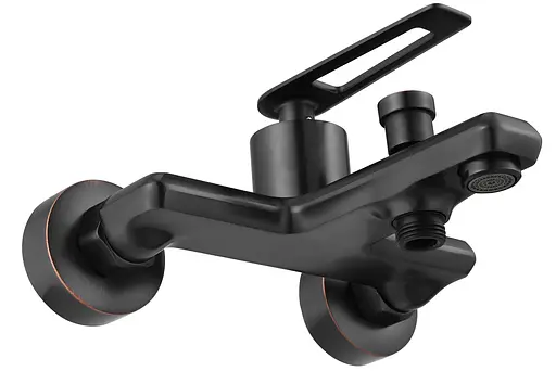 Смеситель для ванны Rea Blade настенный Old Black REA-B9975 Черный матовый - фото 3