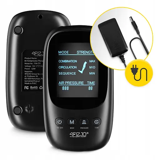 Апарат для пресотерапії та лімфодренажу 4FIZJO 4-и камерний LITE-C4 (P-5905973406611) - фото 2