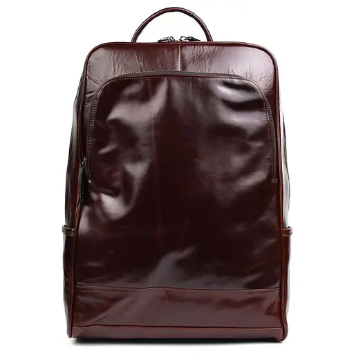 Мужской кожаный рюкзак John McDee 30.5х12.7х38 см sum0028447 - фото 4