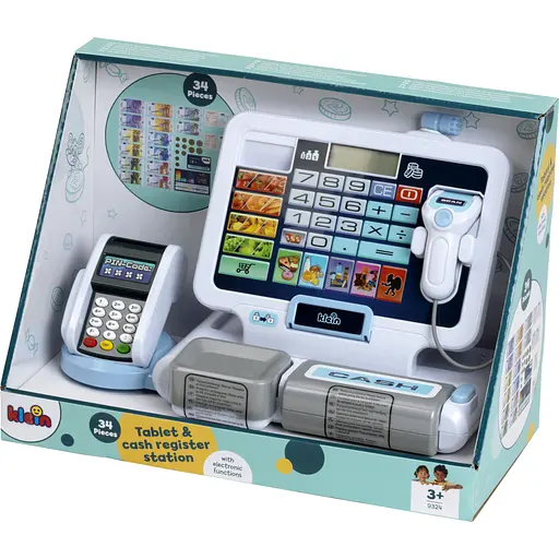 Игрушечный кассовый электронный аппарат с планшетом Klein MM (9324) - фото 9