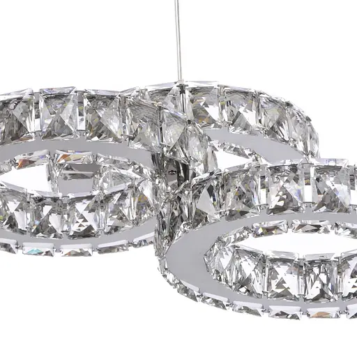 Люстра подвесная Brille хрустальная LED 30W WW+NW+CW CH (BR-973S/3) - фото 5