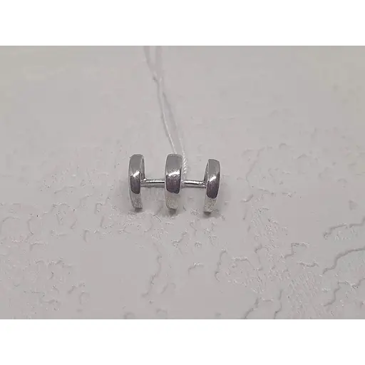 Срібна сережка-кафф на хелікс Ірій. 4993 - фото 2