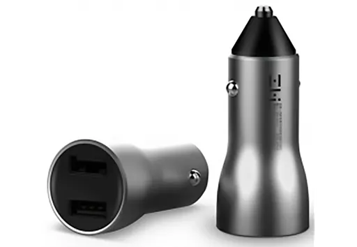 Автозарядный ZMI Dual USB 18 W двойной автомобильный адаптер - фото 1