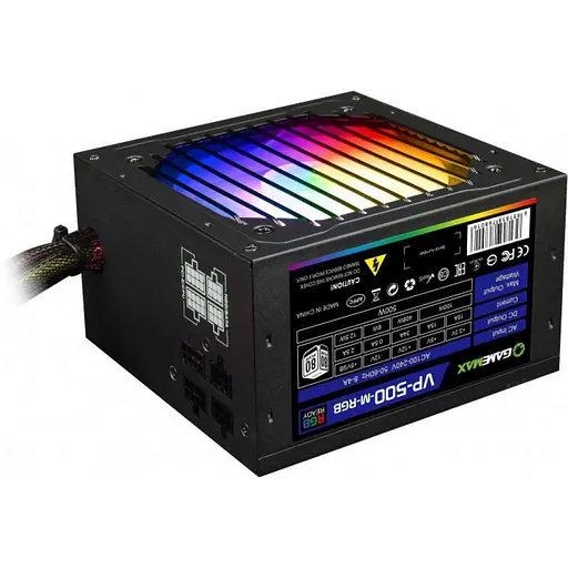 Блок живлення GameMax VP-500-M-RGB 500W (VP-500-M-RGB) - фото 1